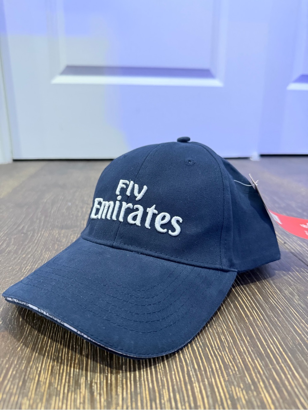 Fly Emirates Navy Baseball Cap for Men - Embroidered Logo